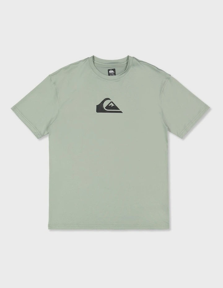 SOLID STREAK SURF SHIRT-ICEBERG GREEN