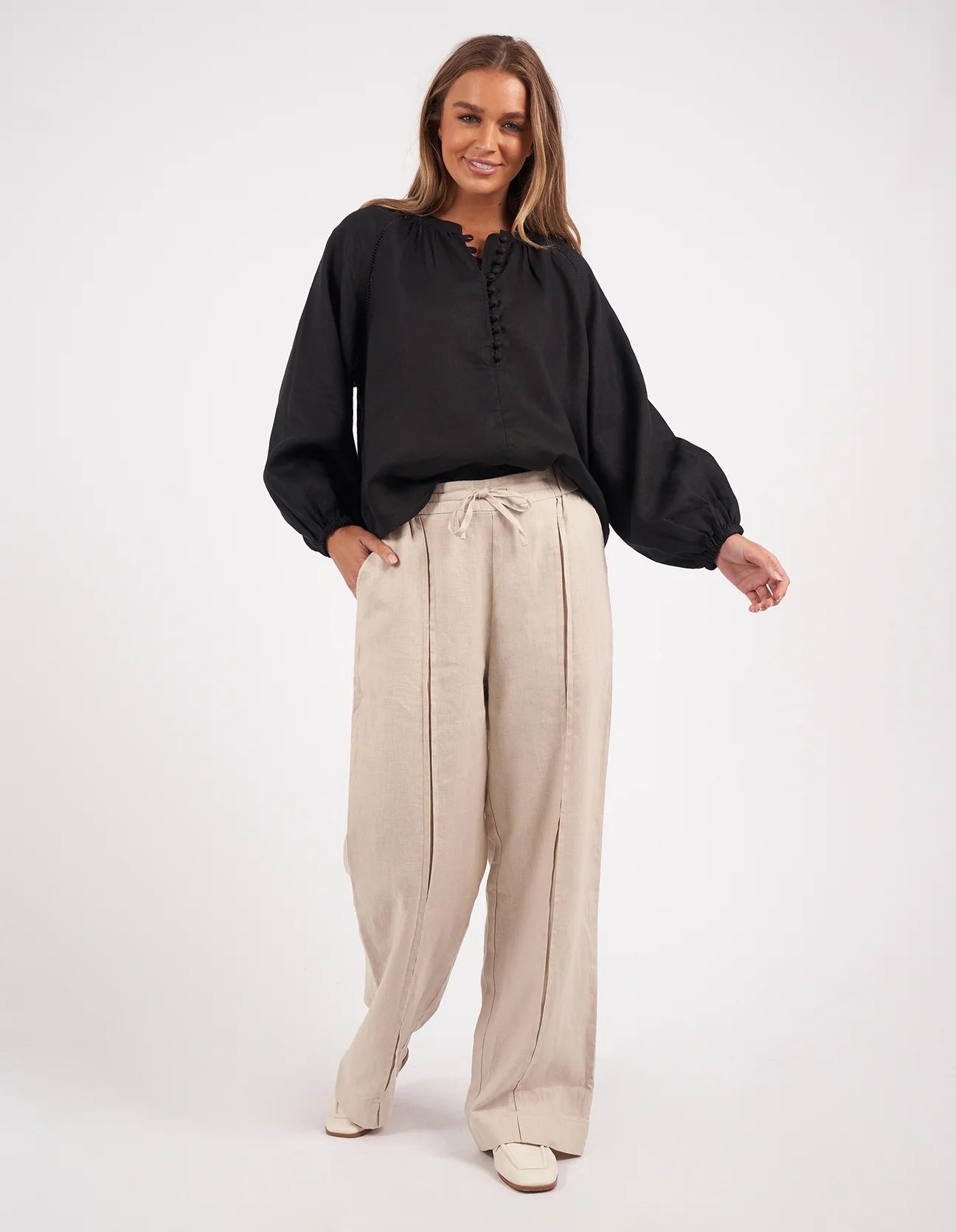 Sardinia Blouse - Black