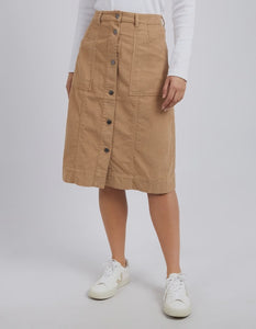 Montana Cord Skirt - Tan