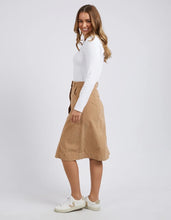 Load image into Gallery viewer, Montana Cord Skirt - Tan
