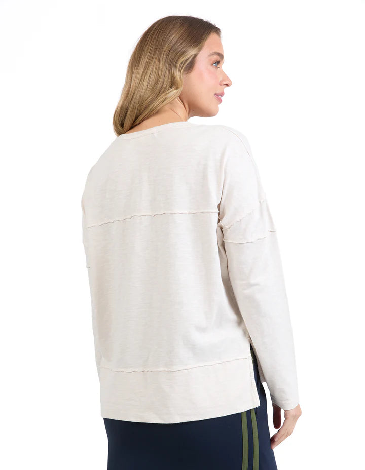 Throw On Tee - Bone