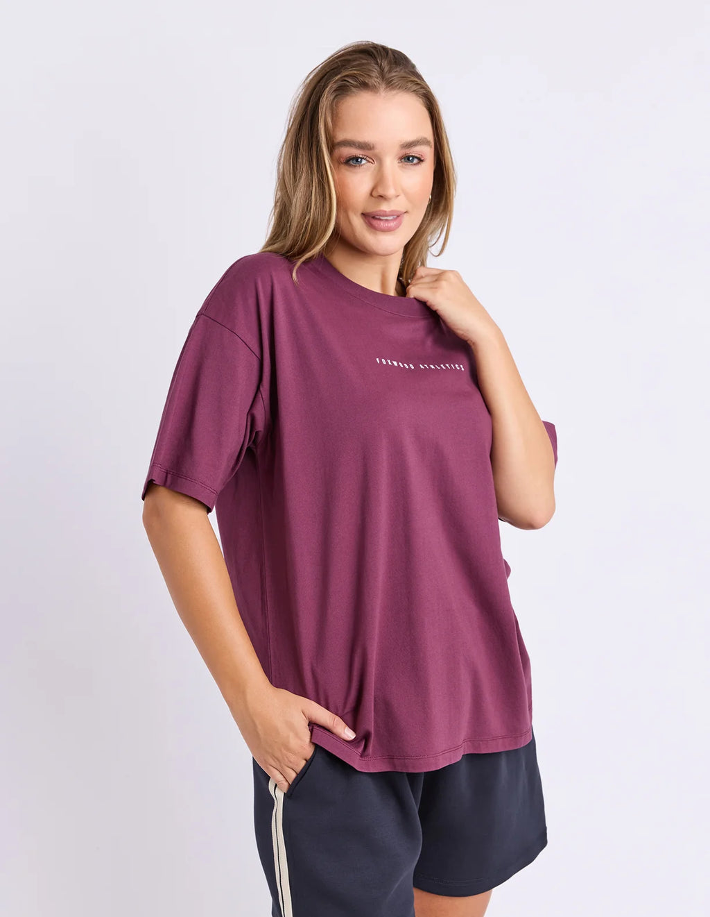 Captain Tee - Plum