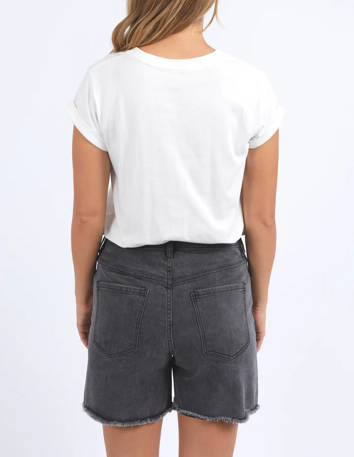 Eva Rose Tee - Vintage White