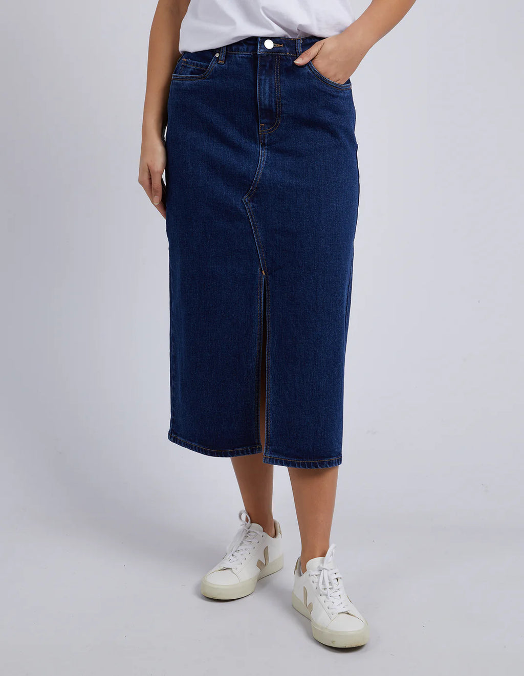 Scout Midi Skirt - Dark Blue