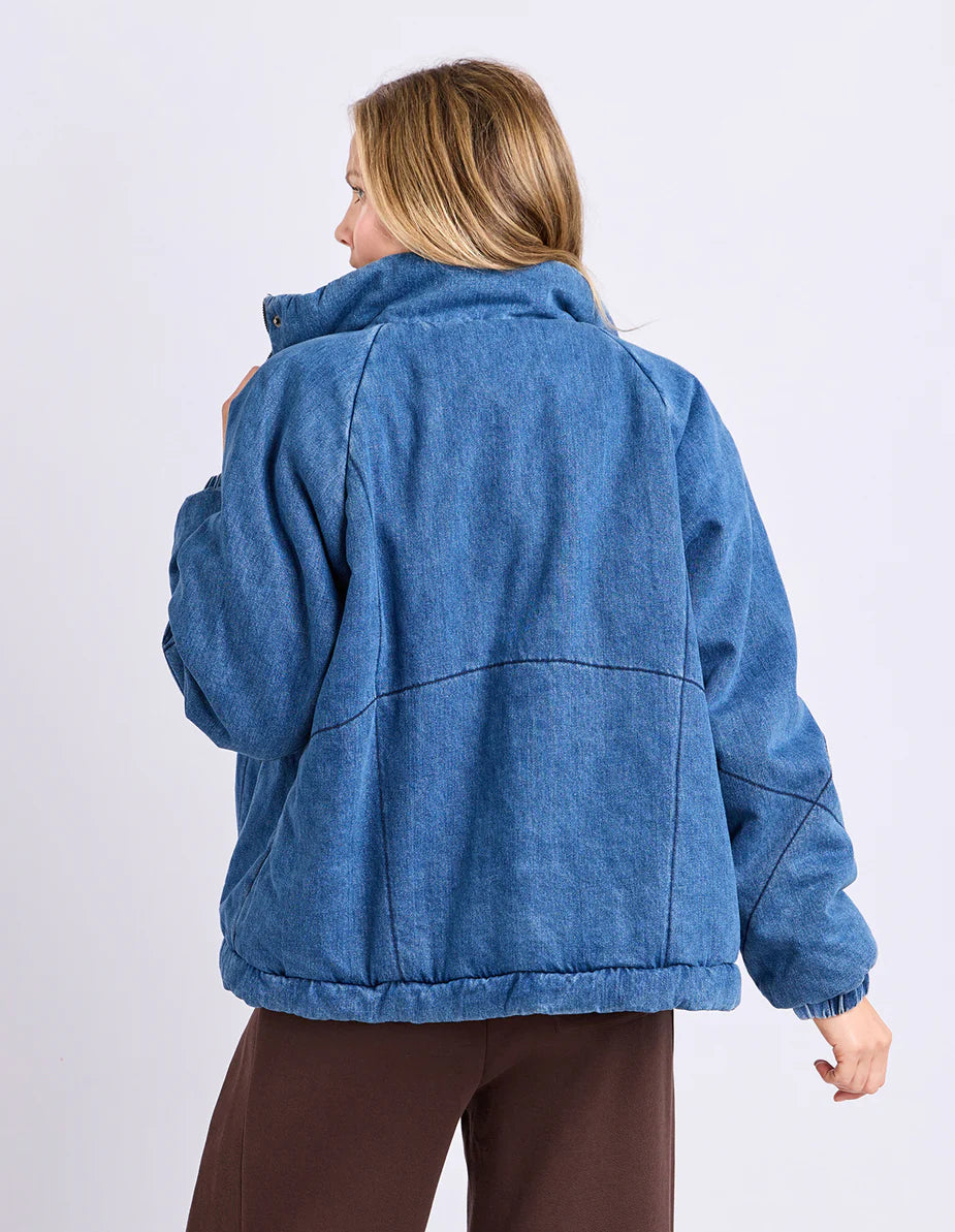 Rosalee Jacket - Mid Blue