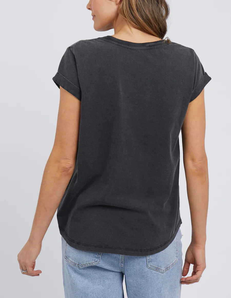 Signature Tee - Washed Black