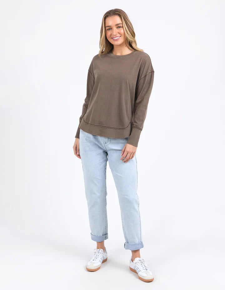 Farrah Long Sleeve - Chocolate
