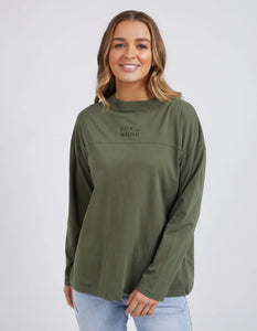 Hold Up long Sleeve Tee - Khaki