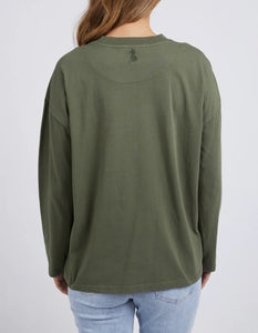 Hold Up long Sleeve Tee - Khaki