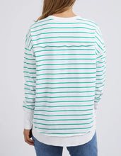 Load image into Gallery viewer, Simplified Stripe Crew - Green
