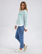 Load image into Gallery viewer, Simplified Stripe Crew - Green
