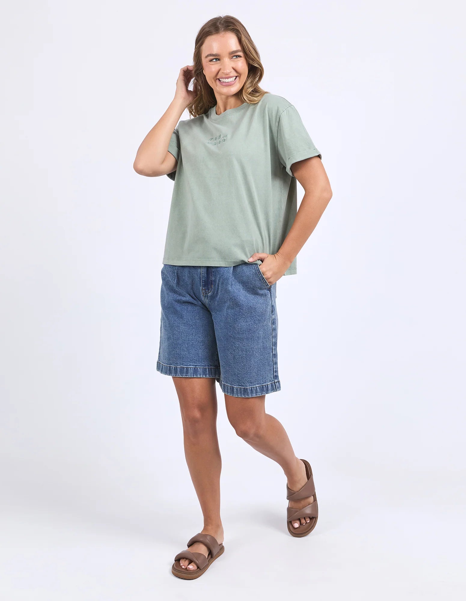 Huntleigh OS Tee - Iceberg Green