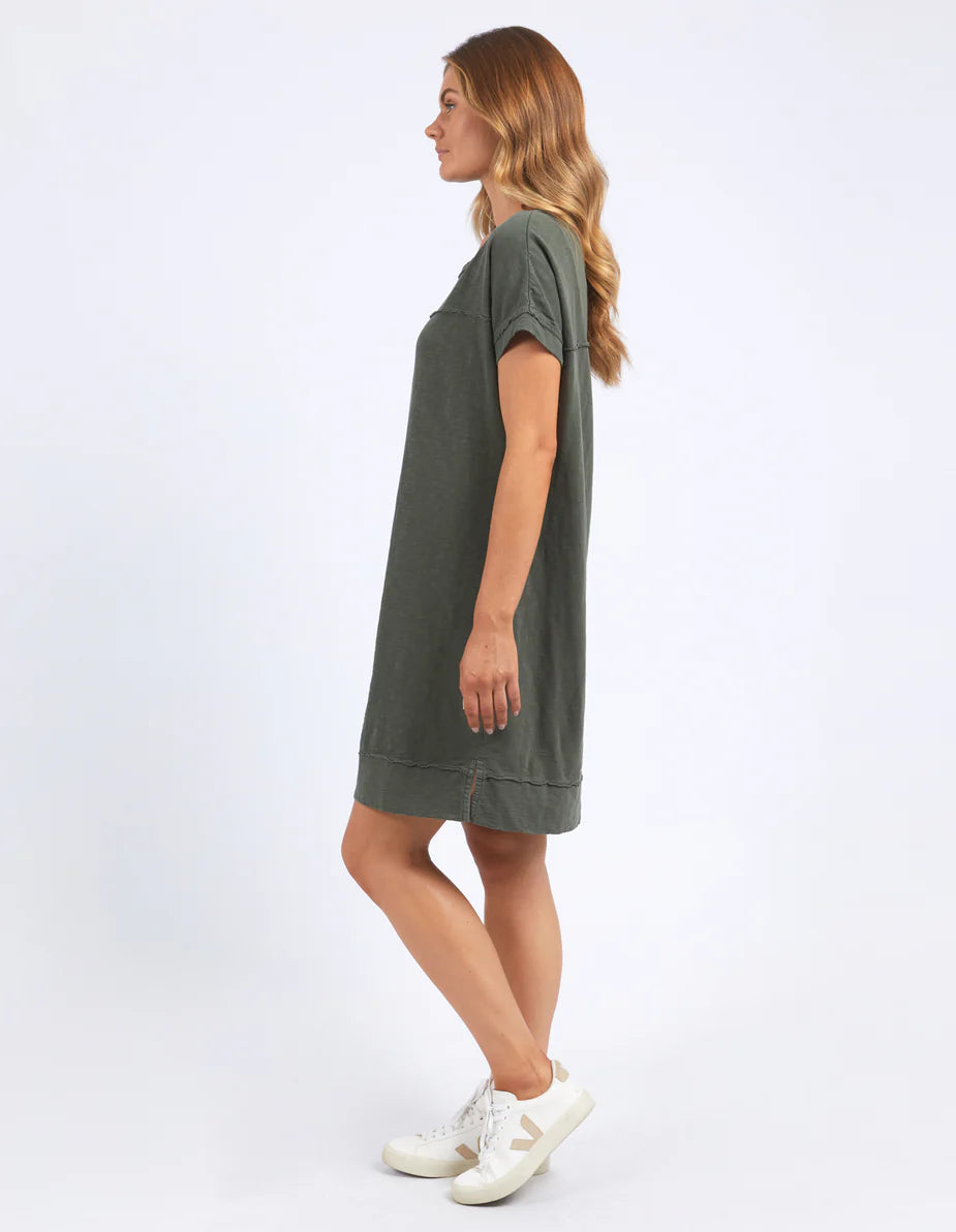 Allison Tee Dress - Khaki