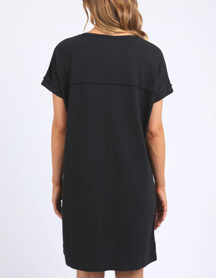 Allison Tee Dress - Black