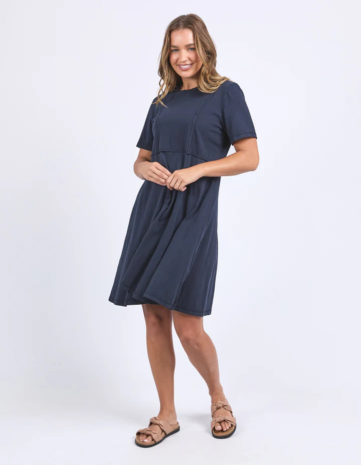 Eva Dress - Navy