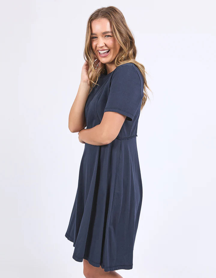 Eva Dress - Navy
