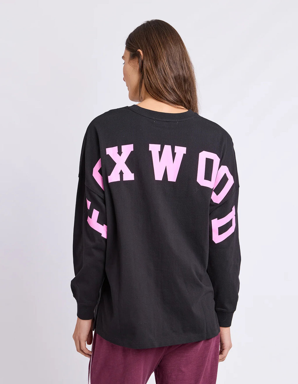 Interval L/S Tee - Black/Pink
