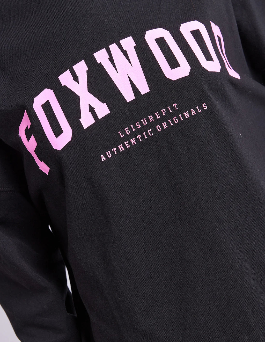 Interval L/S Tee - Black/Pink