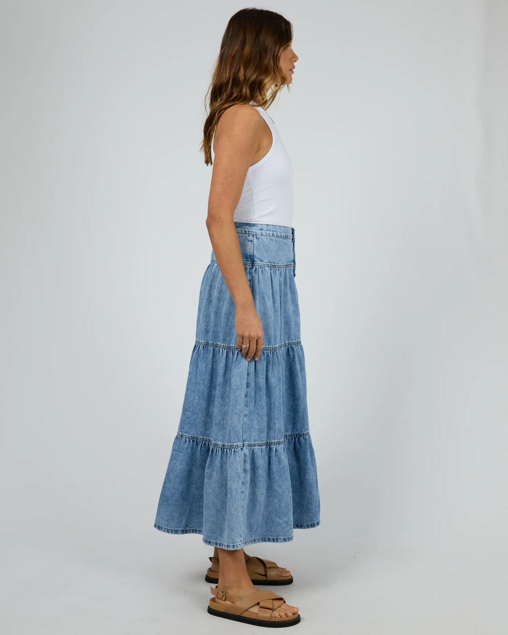 Coco Denim Maxi Skirt