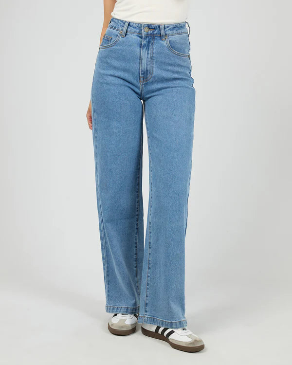 Jacqui Wide Leg Jean - Light Blue