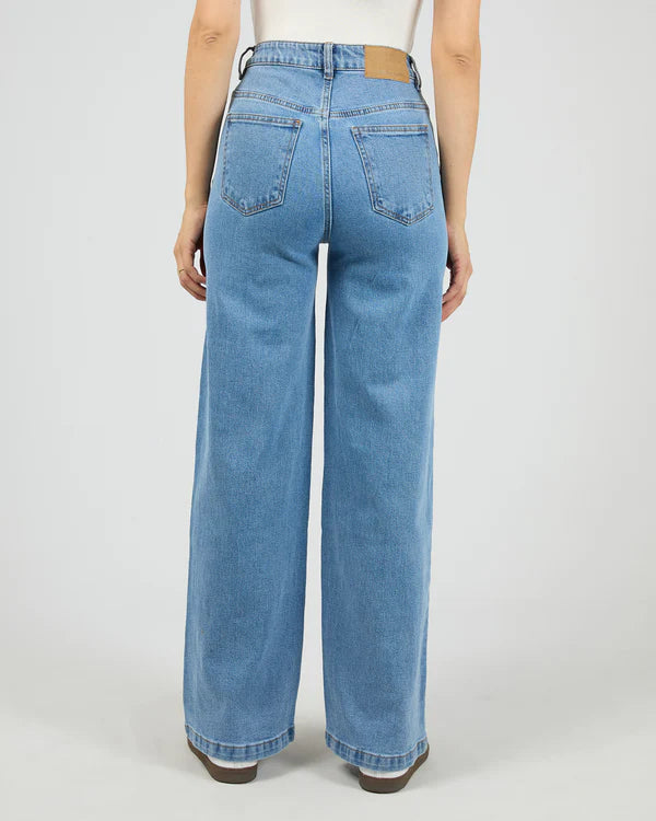 Jacqui Wide Leg Jean - Light Blue