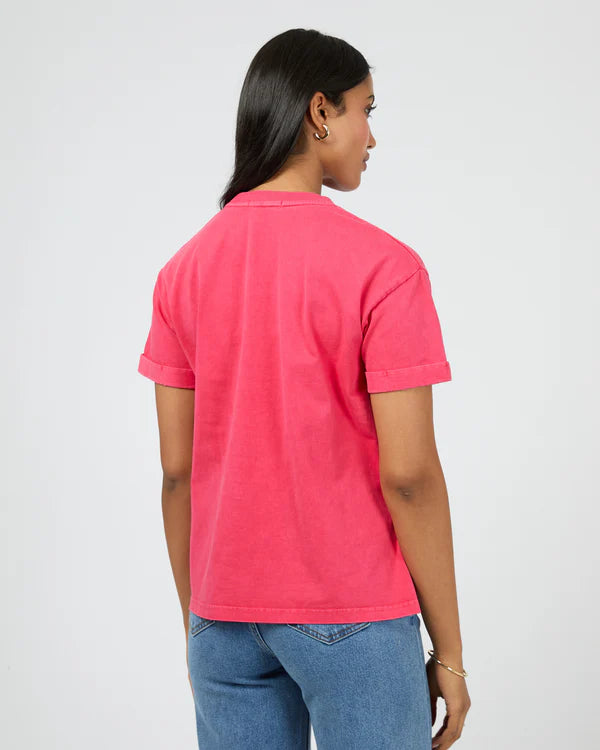 AAE Washed Tee - Berry