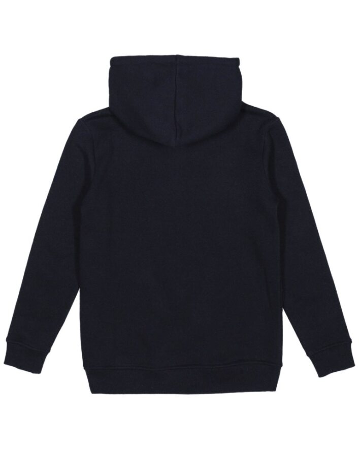 Classic Dot Front Hoodie - Black