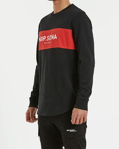 Network Cape Back L/S Tee
