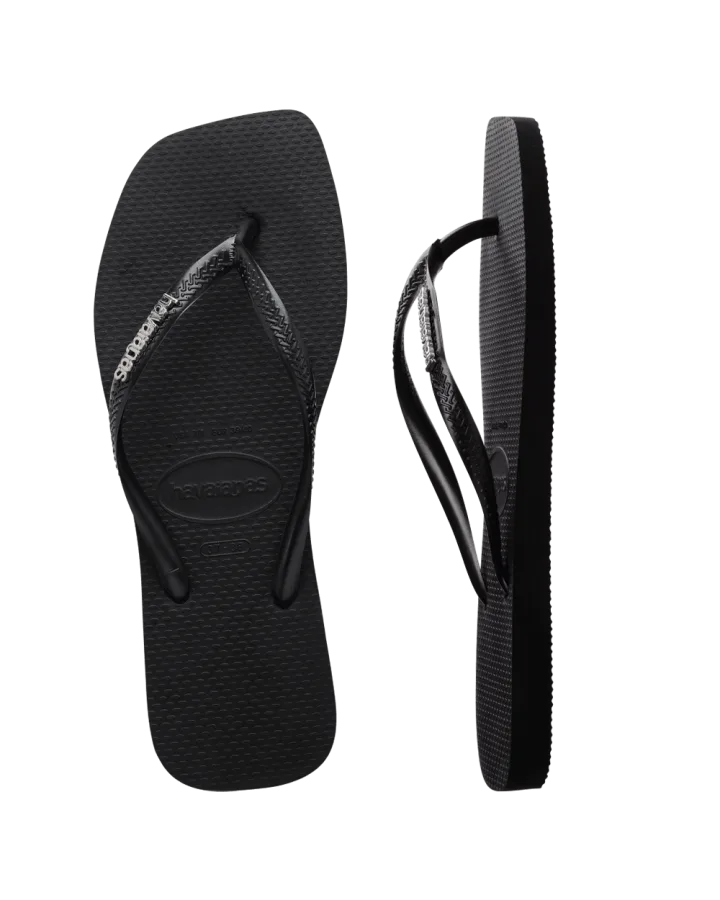 Slim Square Logo Metallic