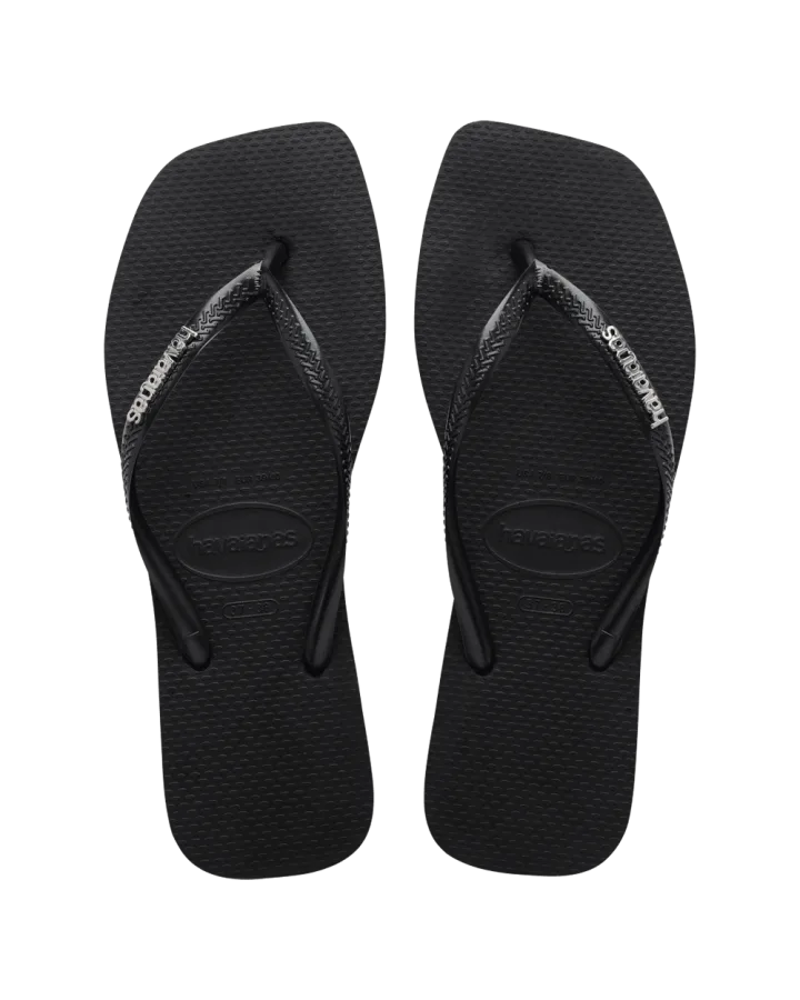 Slim Square Logo Metallic