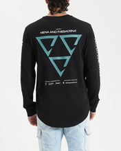 Load image into Gallery viewer, Squared Heavy Cape Back LS Tee
