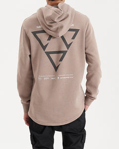 Void Hooded  Dual  Curved  Sweater