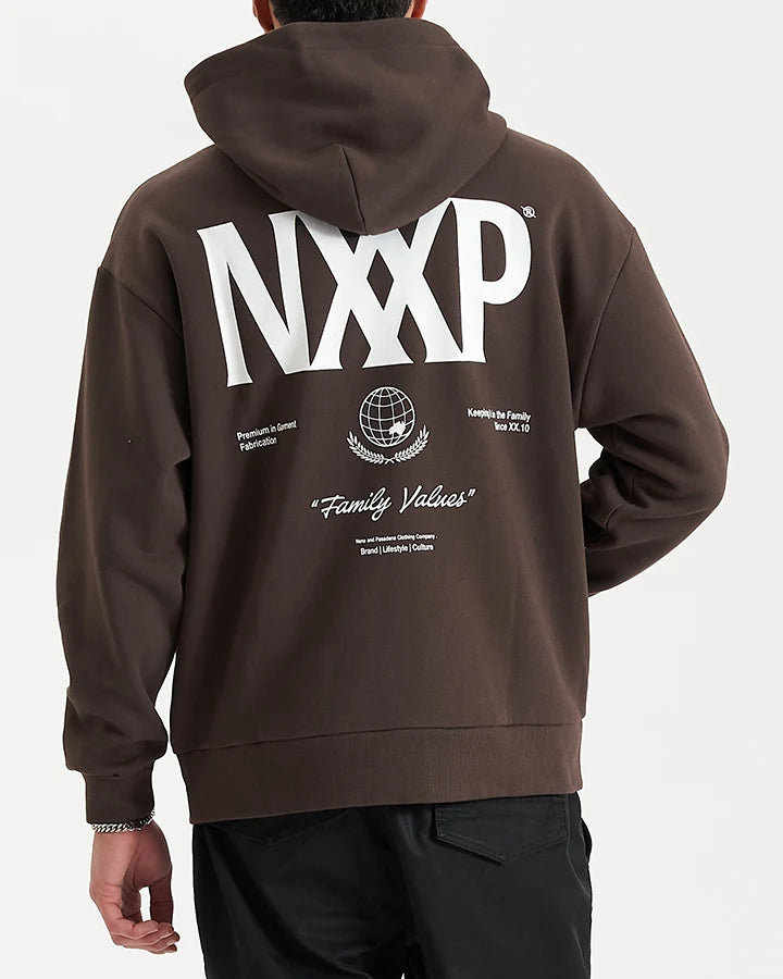 Piers Heavy Relaxed  Hooded Sweater