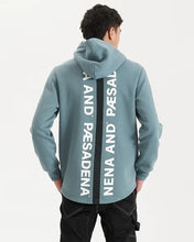 Load image into Gallery viewer, Rectilinear Hooded Dual Curved  Sweater
