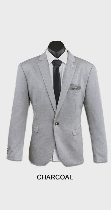 Isaac Sports Jacket - Charcoal