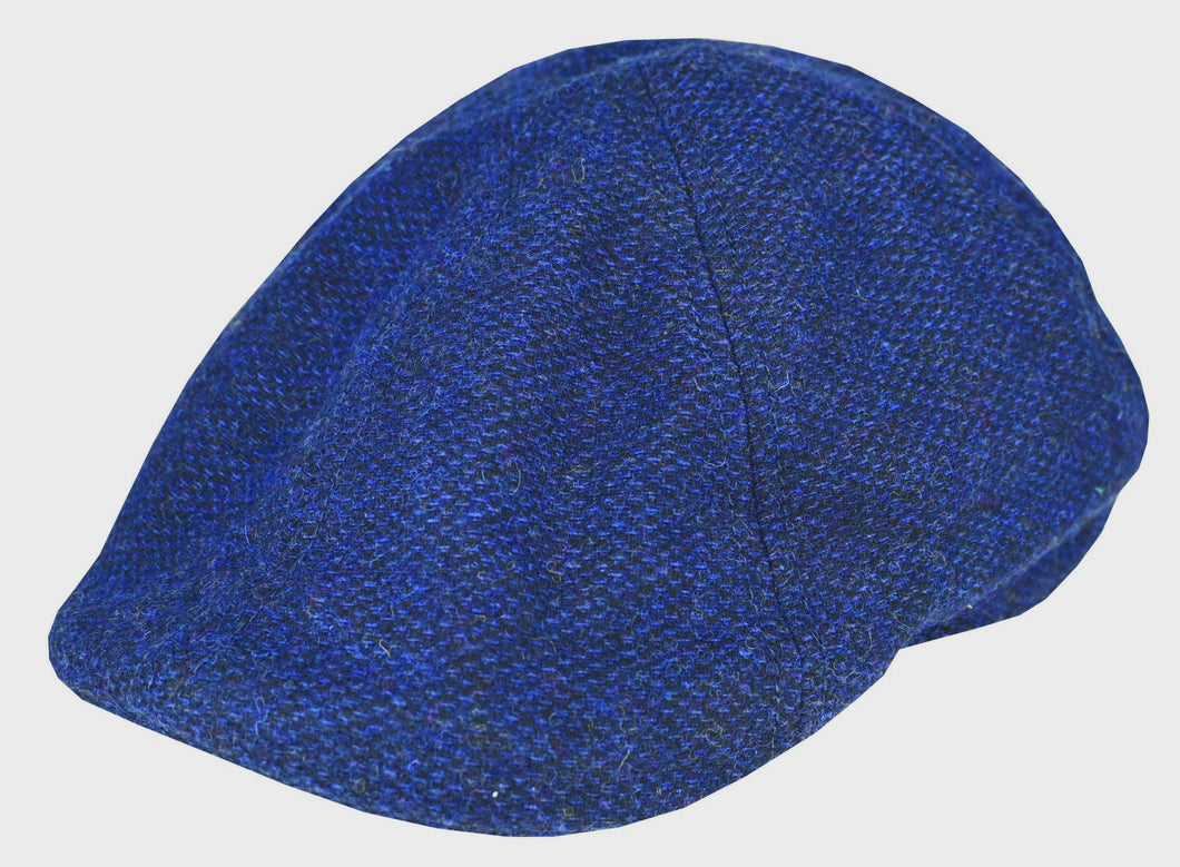 Six Panel Nailhead Wool Blend Cap - Navy