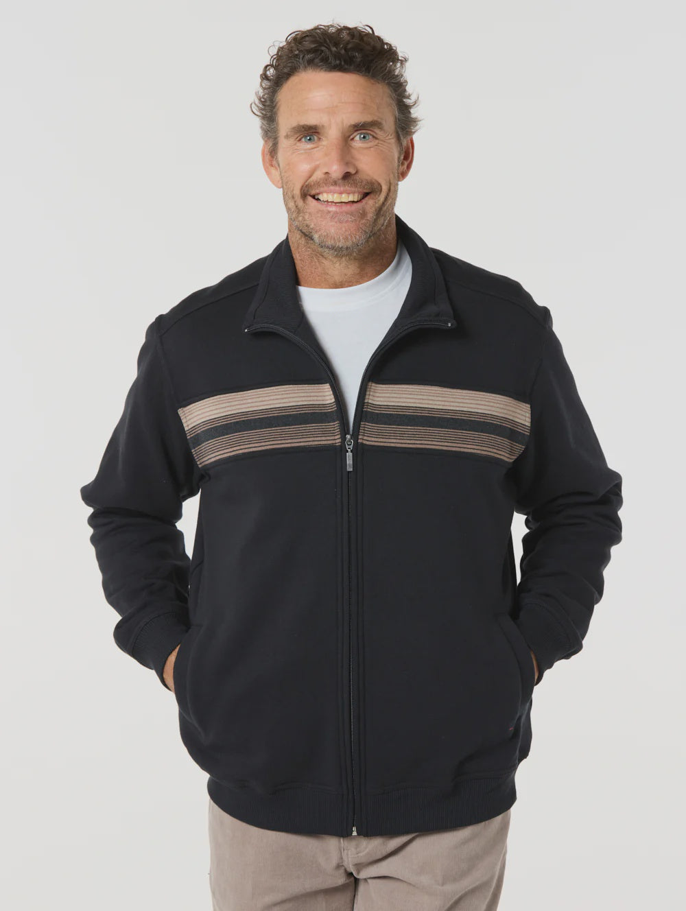 Karl Snowy Mt Fleece Zip Jacket