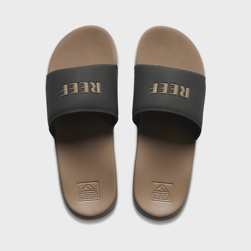 One Slide - Black/Fossil
