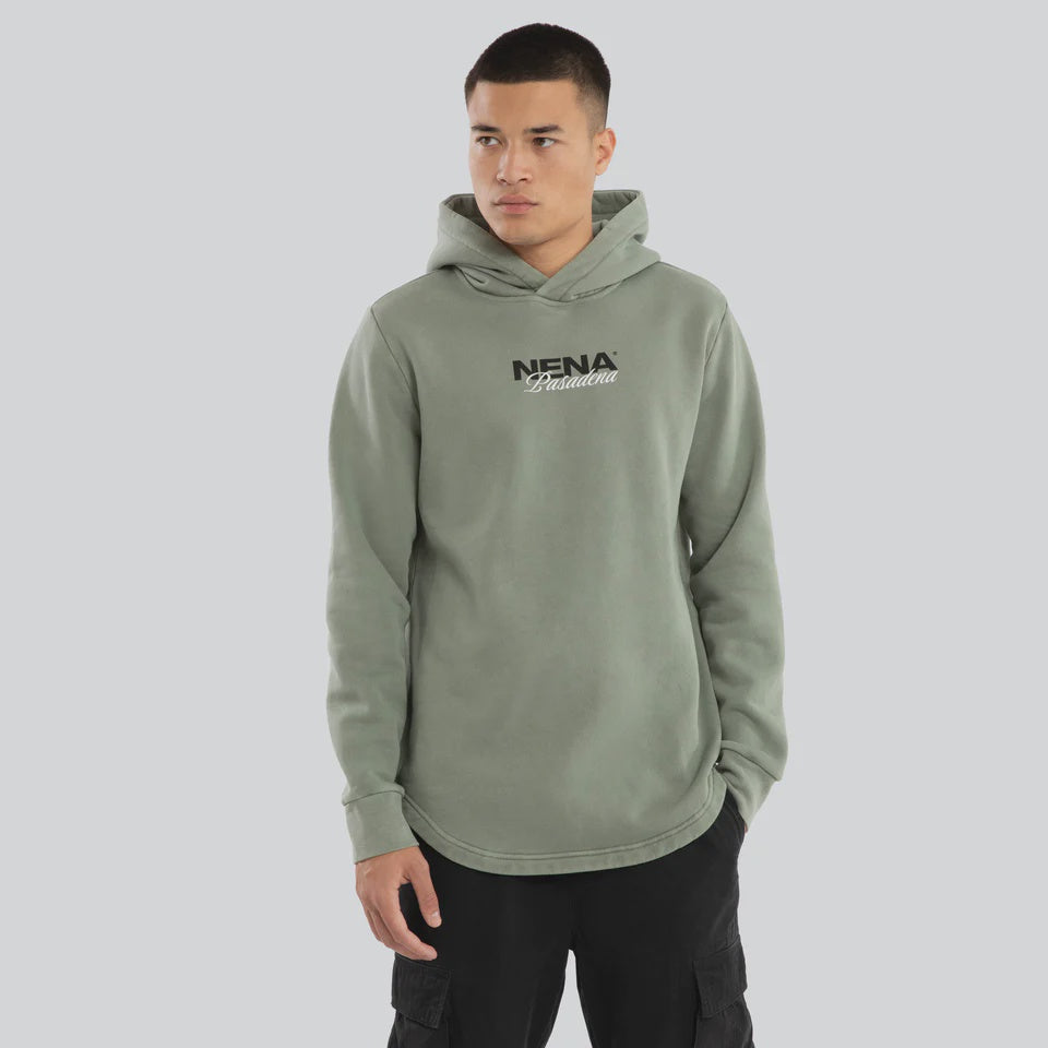 Neutral Dual Curved Hoodie
