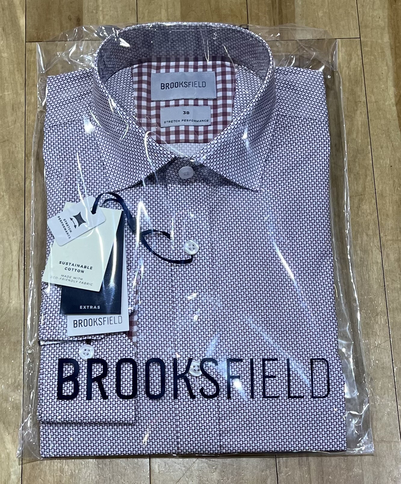 Cambridge Print Shirt - White/Plum