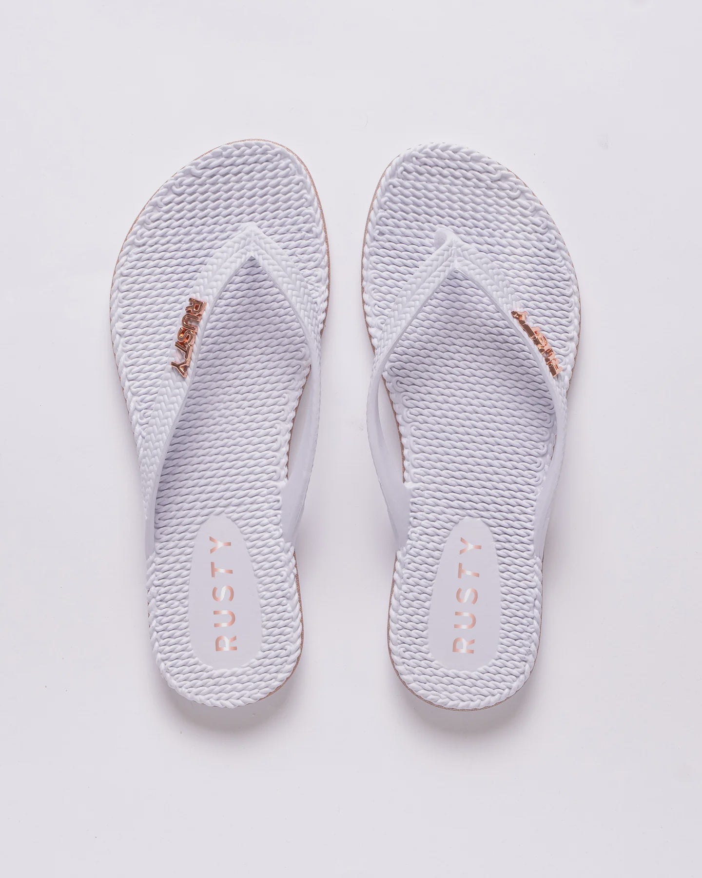 Flippin Thong - White/Rose