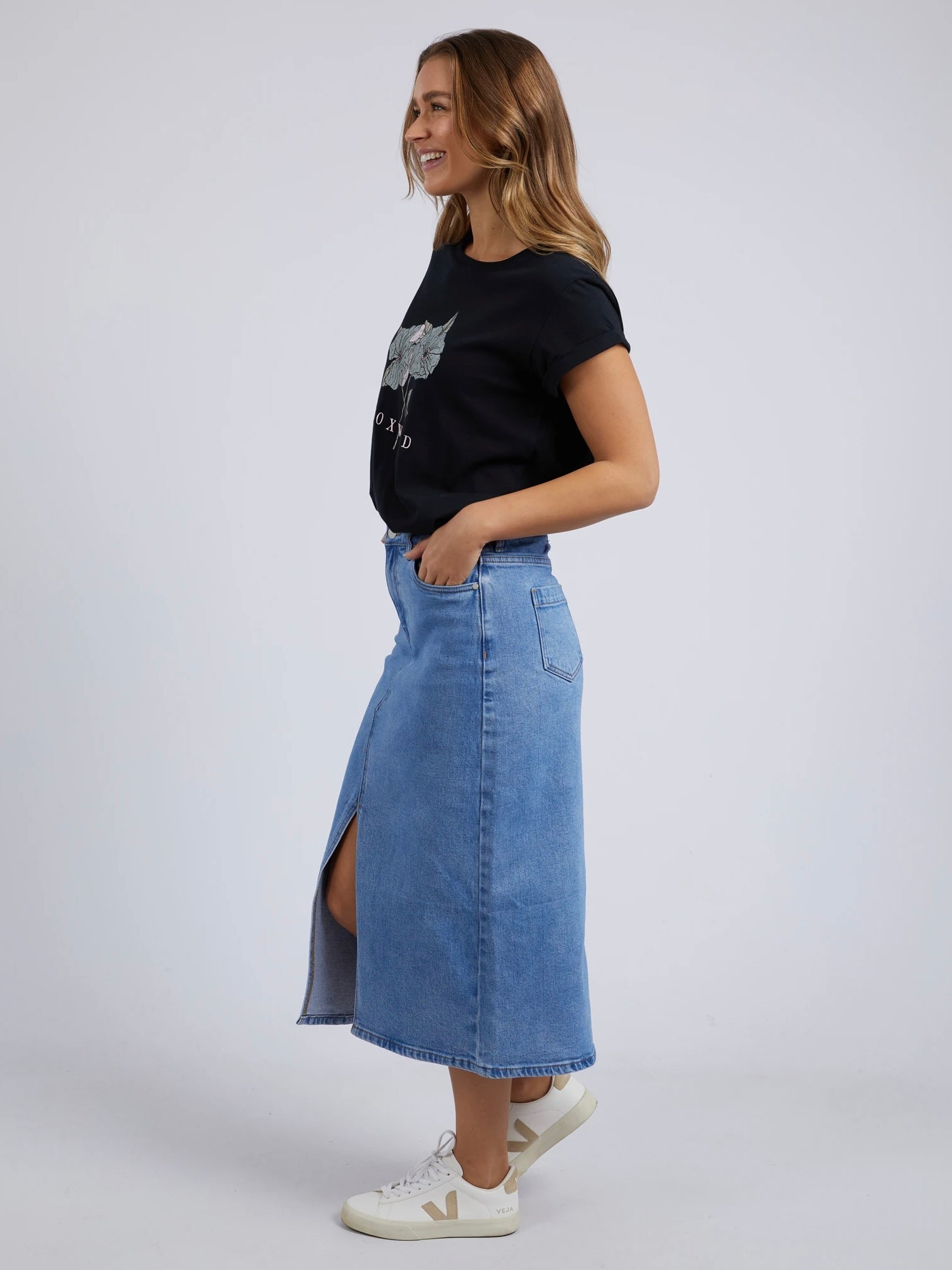 Poppy Tee - Black