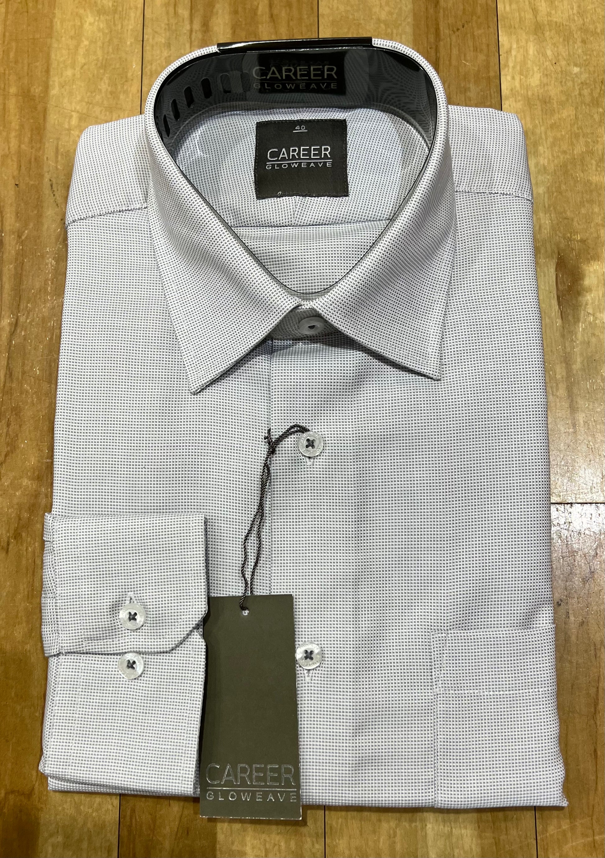 Elmore Dobby Shirt - Grey