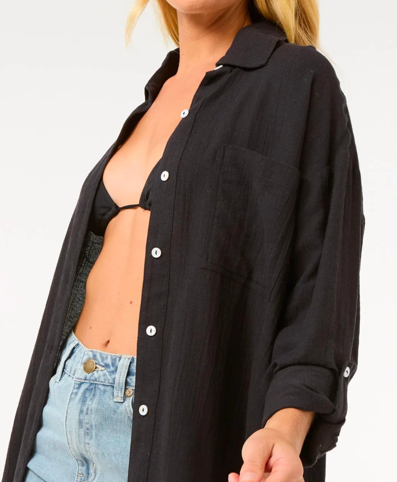 Premium Surf Holiday Shirt - Black