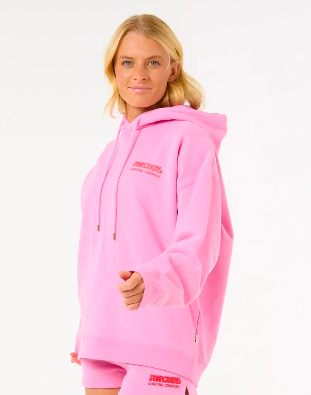 Surf Puff Heritage Hood - Pink