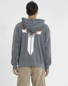 Evolution Relaxed Zip Front Hooded Sweater