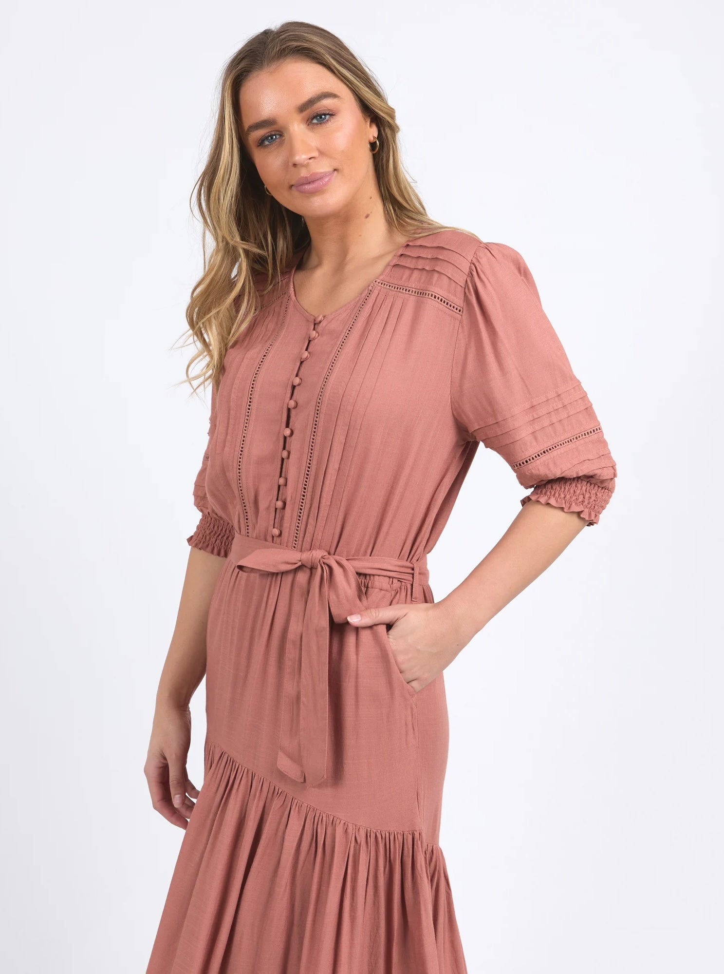 Thea Dress - Clay