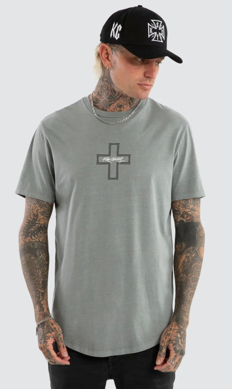 Hollow Dual Curved Tee