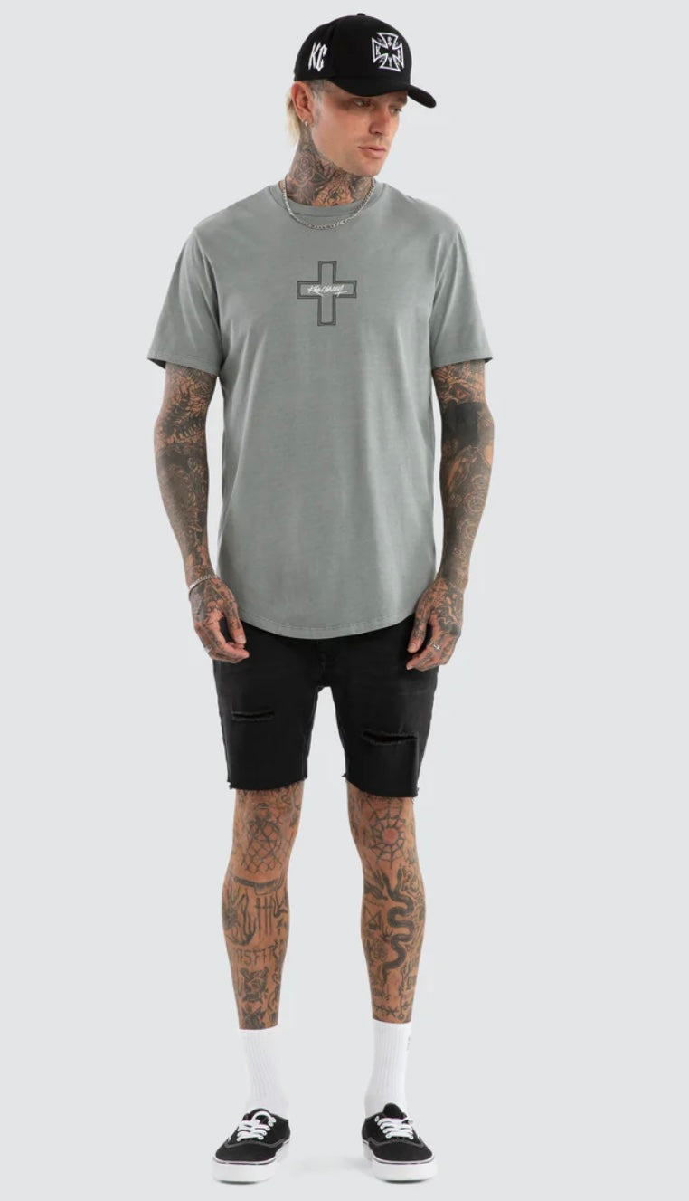 Hollow Dual Curved Tee