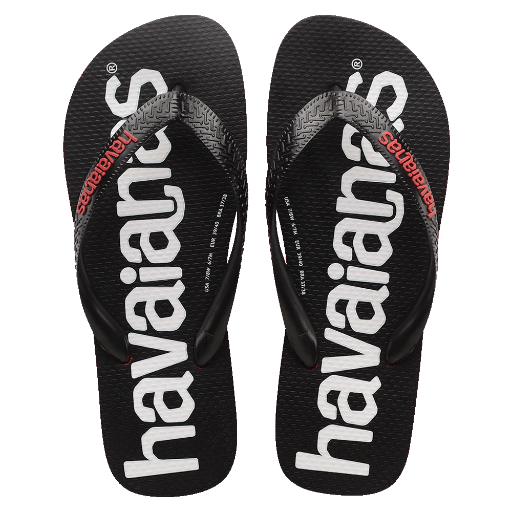 Top Logomania 2 - Black/Ruby